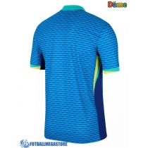 Fotballdrakt Dame Brasil Bortedrakt Copa America 2024 Kortermet